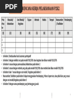 Form Rencana Kerja P2K2