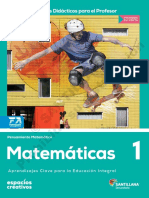 Conecta Mas Matematicas Secundaria 1 Guia Plan De Estudios Aprendizaje