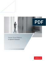 Oracle Cloud Platform: For Application Development