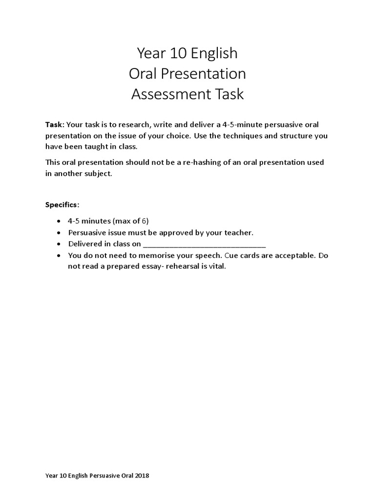 10 Orals Task Sheet Complete | PDF | Epistemology | Behavior Modification