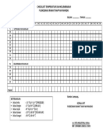 Checklist Temperatur Dan Kelembaban