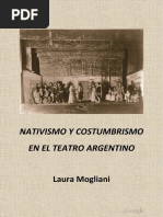 Nativismo y Costumbrismo en El Teatro Ar PDF