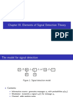 Chapter III. Elements of Signal Detection Theory