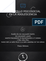 Desarrollo Psicosocial de La Adolescencia