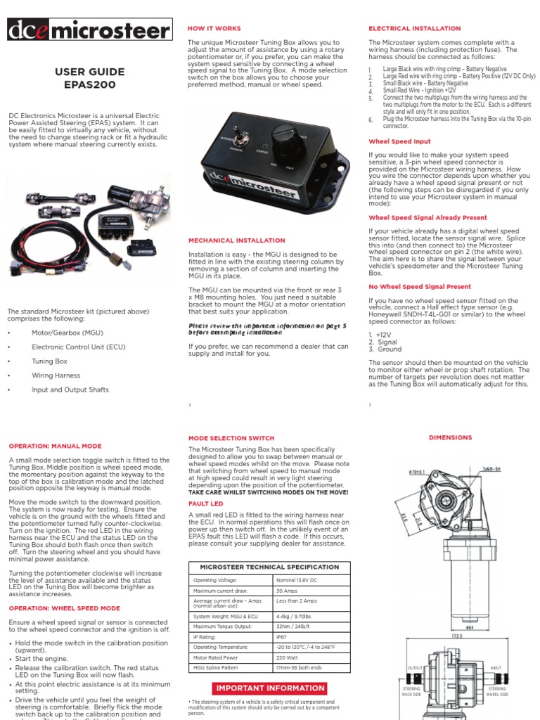 EPAS | PDF | Electric Motor | Electrical Connector