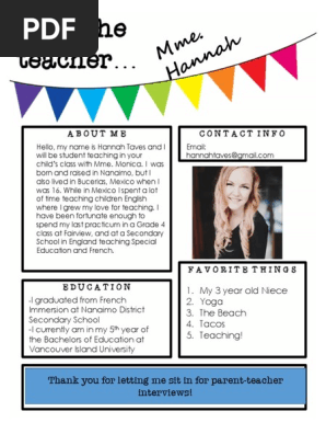meet the teacher
