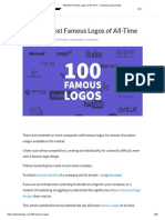 100 Most Famous Logos of All-Time - Company Logo Design PDF