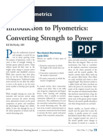 Introduction To Plyometrics - Converting Strength To Power PDF