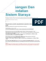 Pemasangan Dan Pengendalian Sistem Siaray1