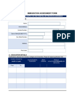 Canada - Express Entry Pre-Evaluation Form