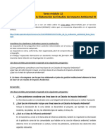 Tarea Módulo 12 Consideraciones para La Elaboración de Estudios de Impacto Ambiental III