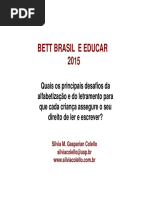 Silvia Colello Bett Educar Conteudo 2015