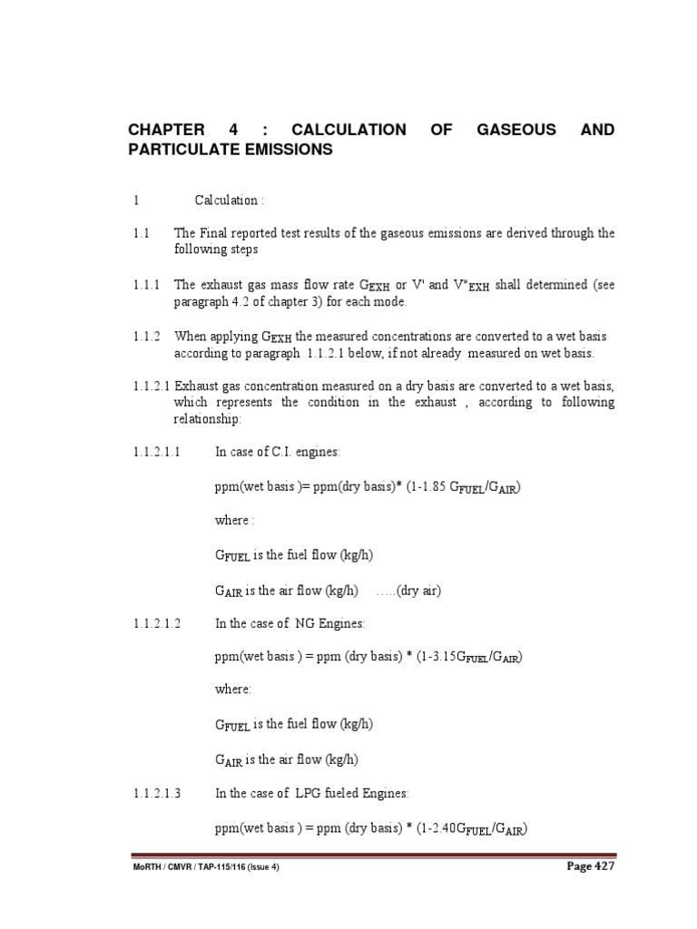 Chapter 4 Calculation of Gaseous and Particulate Emissions PDF