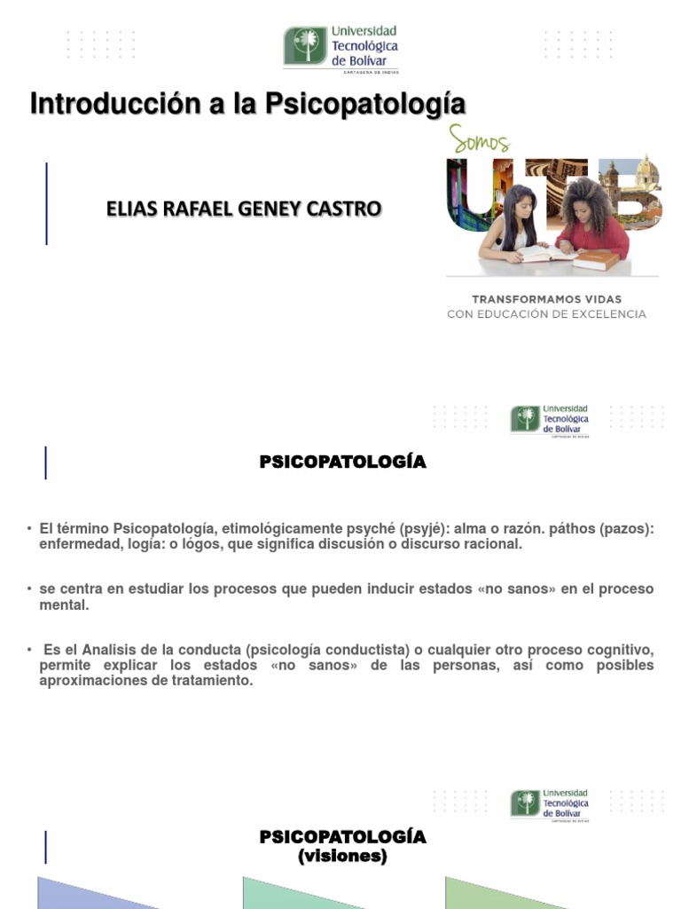 Introducción a la Psicopatología | PDF | Psicopatología | Manual ...