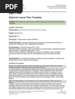 CAL TPA Step 1 Plan B Lesson Planning | PDF | Lesson Plan | Learning
