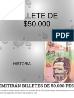 Historia Billetes de 50 Mil