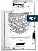 War Department German Divisional Emblems PDF