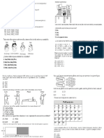 Resuelve problemas matemáticos sobre recuentos y cálculos