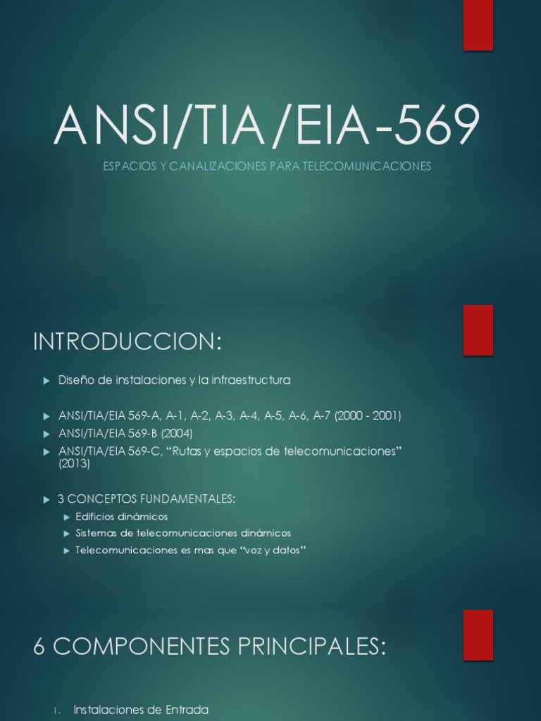 Tia 569 | PDF | Telecomunicación | Ingenieria Eléctrica
