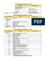 Cara Mengisi Formulir Icra Konstruksi