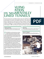 Continuing Innovation in Segmentally Lined Tunnels: Mike King Anthony Harding