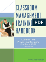 Classroom Management Training Handbook - Seeman, Howard (SRG) PDF