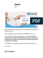 ICD-11 Updates PDF