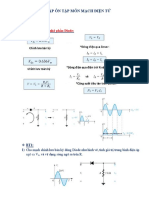 Bài Tập Ôn Tập Môn Mạch Điện Tử 2