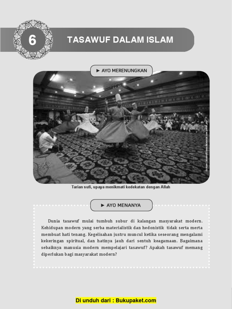 Tunjukkan Contoh Perilaku Tasawuf Yang Dilakukan