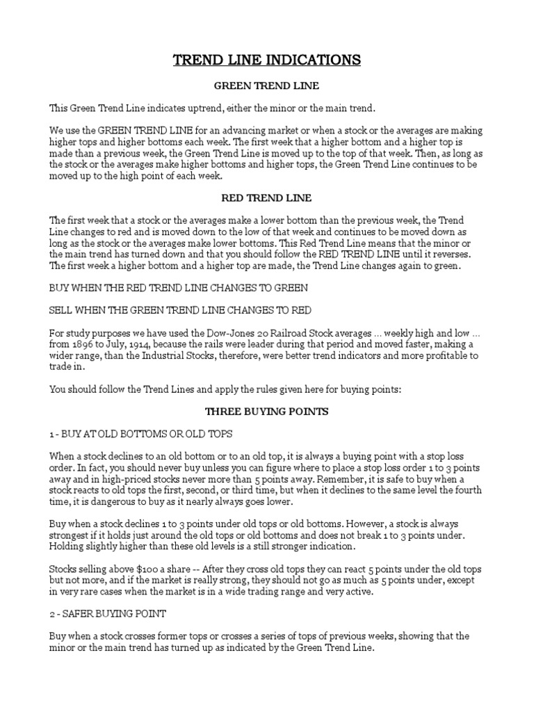 Trend Lines PDF | PDF | Market Trend | Securities (Finance)