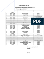 Jadwal Kegiatan Mop