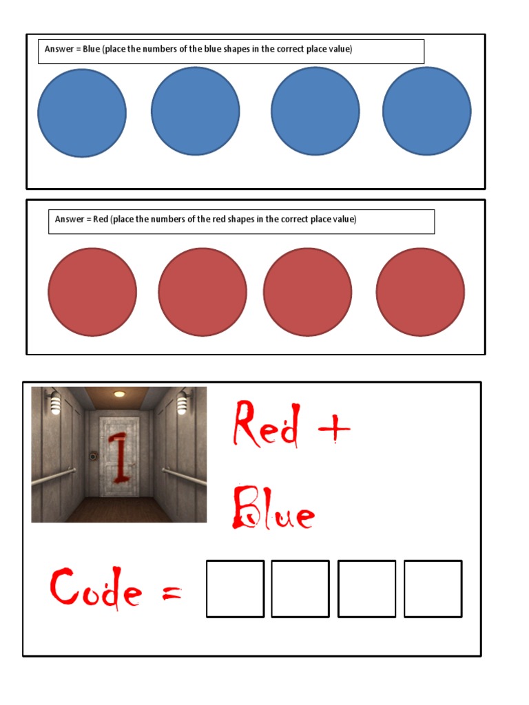 Escape Room Code Puzzle Instructions | PDF | Teaching Methods & Materials
