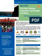 East Asia: Geology, Exploration Technologies and Mines: Bali 2013