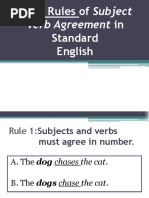 001 Rules of Subject Verb Agreement in