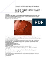 Proses Pembuatan Piston Menggunakan Teknik Cetakan Pasir
