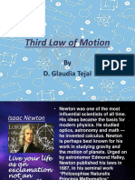 Third Law of Motion: by D. Glaudia Tejal