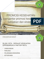 Kebijakan Promkes Pak Ali