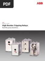 High Burden Tripping Relay RXMN & RXMVC41