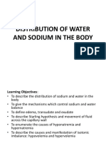 Water and Sodium Balance