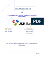 Summer Training Report ON: St. Soldier Management & Technical Institute, Jalandhar