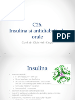 C26 Insulina Antidiabetice