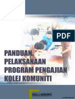 Panduan Pelaksanaan Program Pengajian Kolej Komuniti Jun 2013(2)