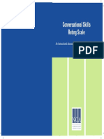 Spitzberg and Adams The Conversational Skills Rating Scale PDF