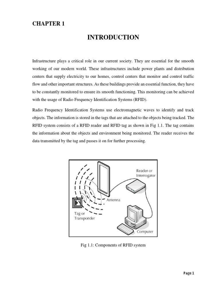 RFID Systems for Infrastructure Security | PDF | Radio Frequency ...