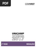 Unicamp - Redações Comentadas (2017)