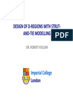 dESIGN OF D REGIONS STRUT AND TIE PDF