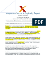 Plagiarism Checker X Report