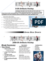 2008-09 NHL Artifacts Hobby PowerPoint