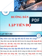 Lập Tiến Độ Thi Công