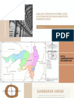 Analisis Struktur Ruang Kecamatan Cisarua